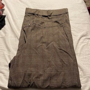 Plaid Lane Bryant 20 Long wide leg pants.